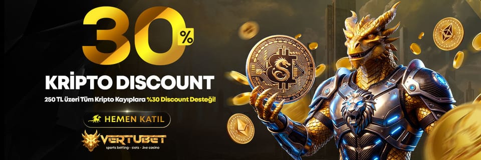 %30 Kripto Discount — Vertubet